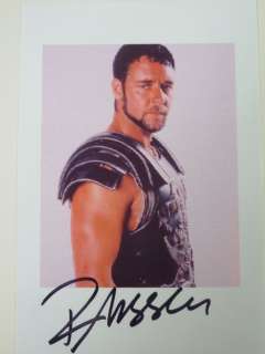 Gladiator - Russell Crowe (Maximus), signed | Catawiki
