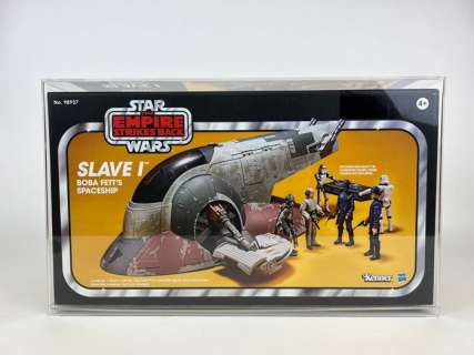 Hasbro - Action figure Star Wars vintage collection slave 1 boba fett’s spaceship 2013 release in display case - 2010-2020 | Catawiki