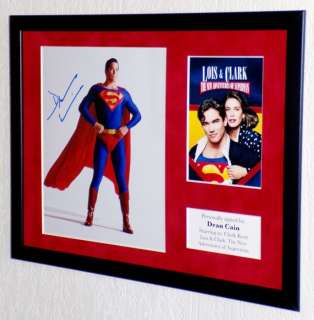 Lois & Clark - Dean Cain (Superman) Premium Framed, signed, COA & GCC Sticker | Catawiki