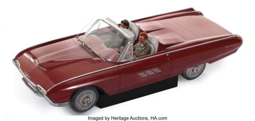 Robin Williams "Professor Brainard" 1963 Ford Thunderbird flying FX miniature from Flubber!...