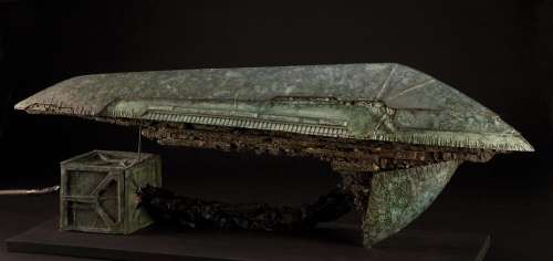 Lot 794 - Alien troopship armada hero illuminating miniature from Independence Day