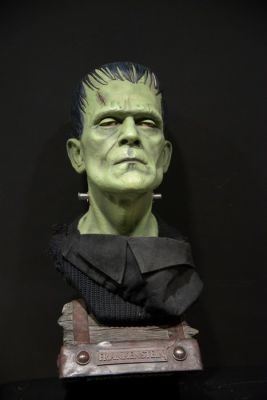 Frankenstein - Boris Karloff (The Monster) - Life Size 1/1 Bust - 322/400 - Universal Studios - Sideshow Collectibles | Catawiki