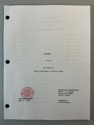 Friends (1994) - Pilot Shooting Draft - Bright/Kauffman/Crane Productions | Catawiki