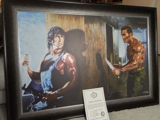 Glen Folan - Rambo & Commando - Rambo Vs Matrix | Catawiki