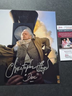 Back to the Future Part III - Signed by Christopher Lloyd in silver marker. Includes JSA Basic Certification card and JSA sticker. | Catawiki