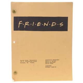 FRIENDS (T.V. SERIES, 1994) - Lot 282 - Script with Blocking Notes for Phoebe Buffay (Lisa Kudrow) Character