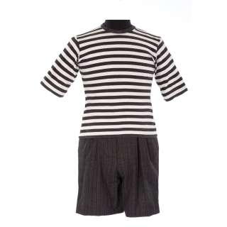 Lot 1012 - Jimmy Workman “Pugsley” striped shirt and shorts with suspenders from Addams Family Values