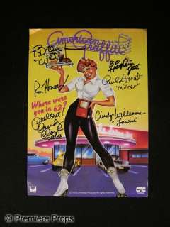 Lot 762 - American Graffiti Signed Cast Photo