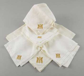 The Golden Compass - Eight cloth napkins with hand-sown Magisterium logo, from the dining scene,… | Ewbank’s