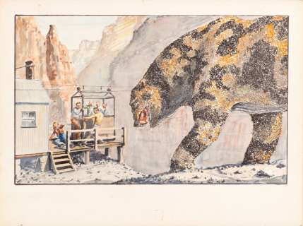 WILLIS O’BRIEN CONCEPT ART FOR THE LAST OF THE OSO-SI-PAPU | Profiles in History