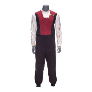 STAR TREK: GENERATIONS (1994) - Lot #340 : Captain James T. Kirk‘s (William Shatner) Bloodied Shirt and Stunt Vest with Montgomery "Scotty" Scott‘s (James Doohan) Pants