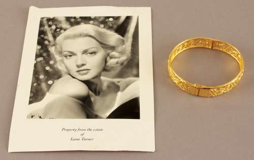 Lana Turna Film and TV Worn Gold Bracelet | Gotta Have Rock and Roll