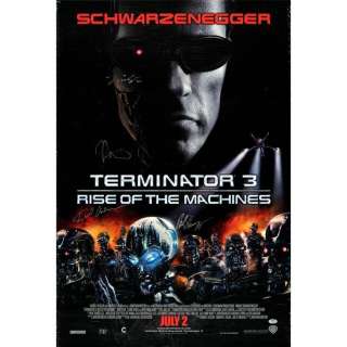 TERMINATOR 3: RISE OF THE MACHINES (2003) - Lot #1269 : Cast and Director-Autographed Poster