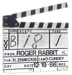 Who Framed Roger Rabbit - Production Used Clapper Board | ScreenUsed