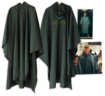 Bruce Willis Screen-Worn Poncho From His Role in ’’Unbreakable’’ -- Worn in Some of the Most Memorable Scenes in the Film | Nate Sanders