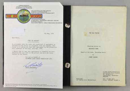 The Sea Wolves (1980) An original shooting script of 133 pages, with a termination of contract… | Ewbank’s