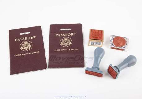 Shanghai | Shanghai - Prop U.S. Passports & Paperwork Stamps | Movie Bits