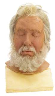 Lot 512 - Screen used "Santa" makeup on Tim Allen lifecast from The Santa Clause.