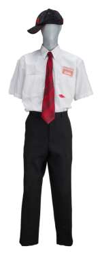 Lot 1263 - SHAUN OF THE DEAD: SIMON PEGG "SHAUN" COSTUME ENSEMBLE (WITH DVD)