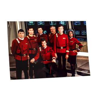 Star Trek V The Final Frontier (1989) Autographed Cast Photo | VIP Fan Auctions