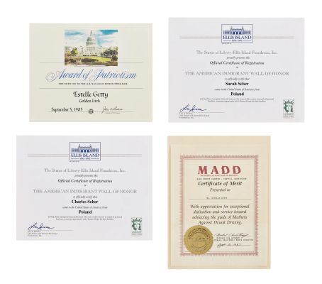 The Golden Girls | Lot #292 - Four "The Golden Girls" Scripts, Two Signed by Estelle Getty, with Ephemera from Her Estate | Julien’s