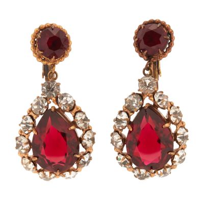 Hedy Lamarr | Lot #20 - Earrings from "Let’s Live a Little" by Joseff | Julien’s