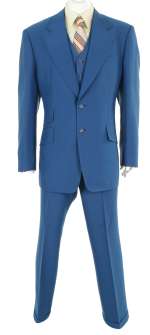 Lot 1745 - Will Ferrell "Ron Burgundy" blue suit from Anchorman: The Legend of Ron Burgundy.
