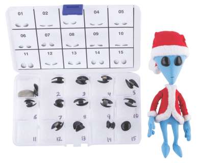 An "Alien Xmas" Santa X Stop-Motion Puppet. | Van Eaton Galleries