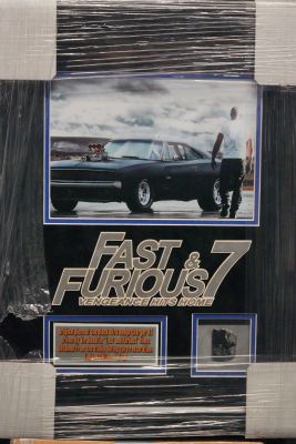 Lot 97 - Fast & Furious 1970 Dodge Charger Piece W/COA | GWS Auctions