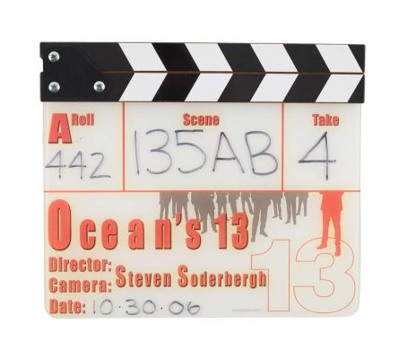 Jerry Weintraub | Lot #43 - "Ocean’s Thirteen" Clapperboard | Julien’s