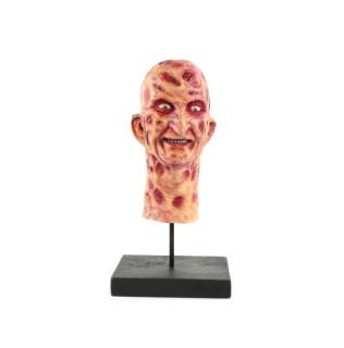 Freddy Kruger from A Nightmare on Elm Street, a mini latex maquette of his head on stand, 15 cm… | Ewbank’s