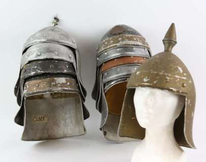 Ten helmets from various productions including The Greatest Story Ever Told and other productions,… | Ewbank’s