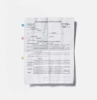 Everything Everywhere All At Once | Divorce papers | A24 Auctions