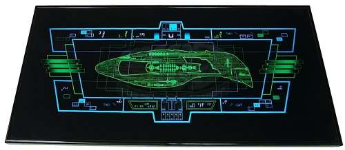 Star Trek: Deep Space Nine (TV) - Romulan Back-Lit Panel | ScreenUsed