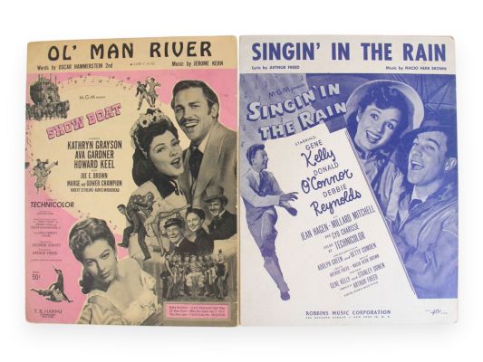 Lot 245 - Movie Ephemera Lot, Ads, Sheet Music, Lobby Cards | Weiss Auctions