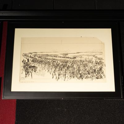 Large Pen & Ink Drawing For The Alamo Movie | Other auctions