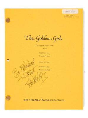 The Golden Girls | 1989 Bob Hope Signed “You Gotta Have Hope” Script | Julien’s