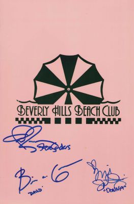 Lot 52 - Beverly Hills 90210 rare menu cast signed | Piece of the Past