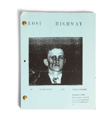 Paul Reubens | Lot 224 - “Lost Highway” Script | Julien’s