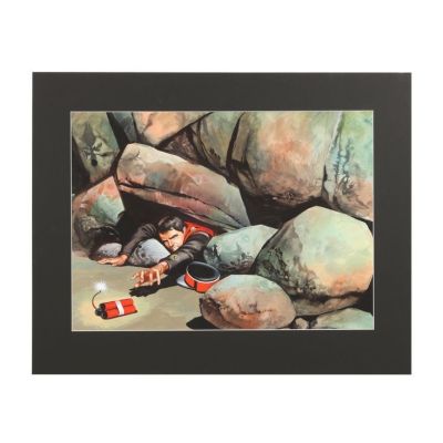 CAPTAIN SCARLET AND THE MYSTERONS (T.V. SERIES, 1967-1968) - Lot #88 : Screen-matched Hand-Painted Ron Embleton End-Credit Artwork