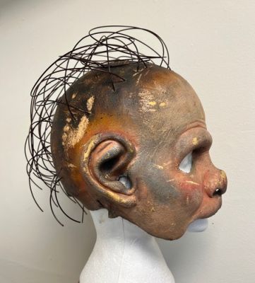 West End Wicked Musical Original Stage Used Winged Monkey Mask Prop Costume