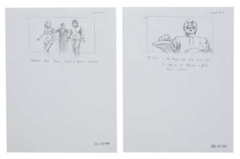 Austin Powers: International Man of Mystery | Two Scene #101 Storyboard Illustrations | Julien’s