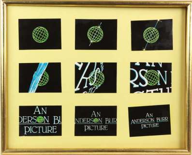 Gerry Anderson - Original hand drawn storyboard designs for the ’Anderson Burr Picture’ credits,… | Ewbank’s