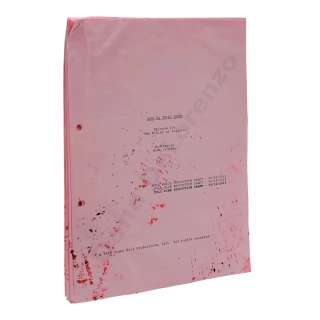 Ash vs Evil Dead (2015-2018) Kelly Maxwell’s Personal Prop Blood Spattered Script | VIP Fan Auctions