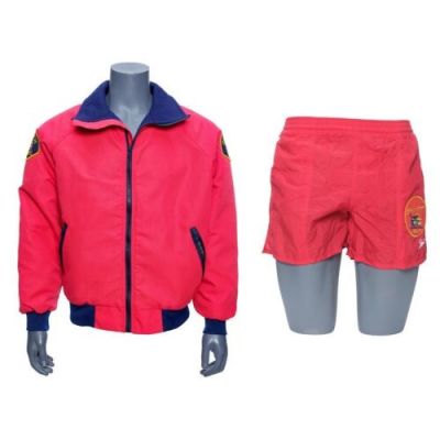 BAYWATCH (1989) - Lot #64 : Baywatch Lifeguard Jacket and Swim Trunks
