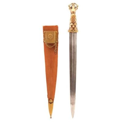 Samson And Delilah (1949) | The Saran of Gaza’s (George Sanders) Sword and Sheath | Propstore