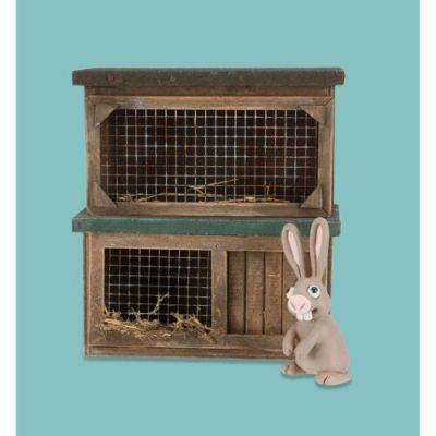 Wallace & Gromit: the Curse of the Were-Rabbit (2005) | Lot  51. Rabbit Hutch and Resin Rabbit Figure | Propstore