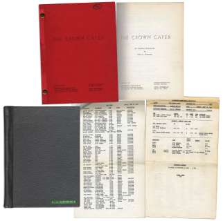 ‘‘The Thomas Crown Affair‘‘ Script Used by The 2nd Assistant Director -- Here Titled, ‘‘The Crown Caper‘‘ -- The Original 1967 Version