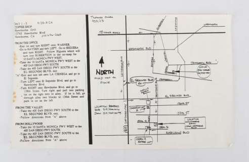 Pulp Fiction (1994) Original First Day of Production Memorandum, September 20, 1993: & Original… | Ewbank’s