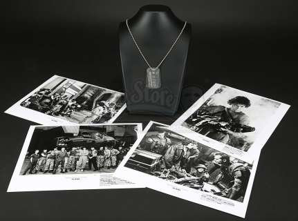 ALIENS (1986) - Lot 18 - Private Hudson‘s (Bill Paxton) Dog Tags